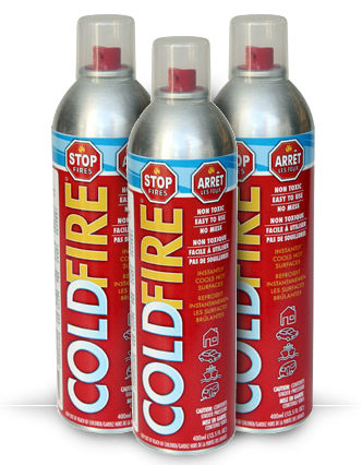 Fire Suppressant from Cold Fire