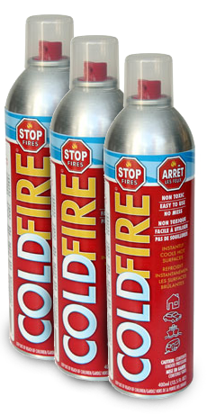 Fire Suppressant from Cold Fire