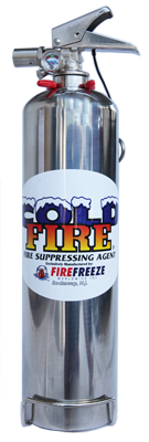 Fire Suppressant from Cold Fire